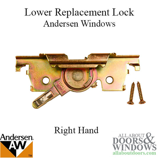 Lower Replacement Lock, Right Hand