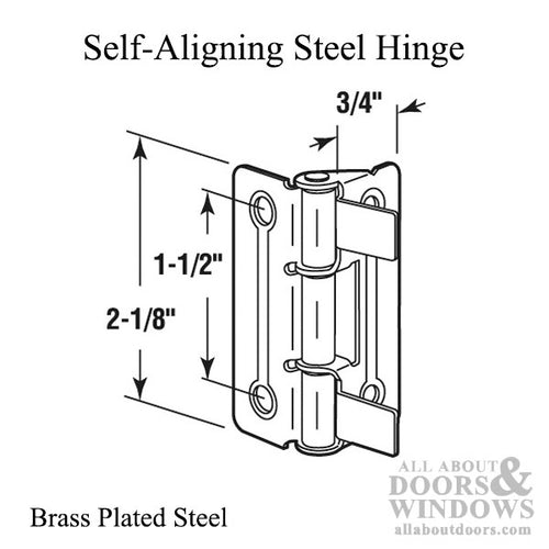 Bi Fold Closet Door Self Aligning Hinge - Bi Fold Closet Door Self Aligning Hinge