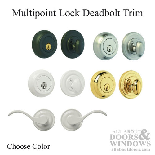 Multipoint Lock Deadbolt Trim - Choose Color - Multipoint Lock Deadbolt Trim - Choose Color