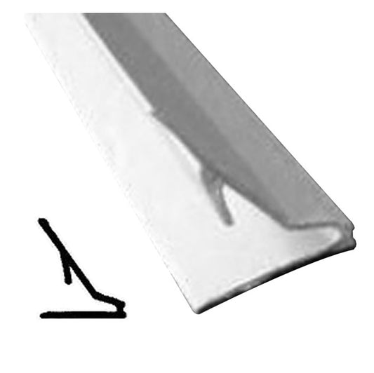 Vinyl Glazing Bead, 2-line, 11/16" x 15/16" x 6ft Stick