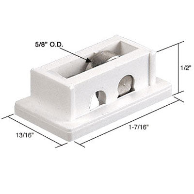 Roller Assembly (Flat) - Sliding Windows, Nylon / Steel - Roller Assembly (Flat) - Sliding Windows, Nylon / Steel