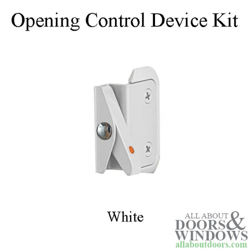 Andersen Double-Hung Opening Control Device Kit - White - Andersen Double-Hung Opening Control Device Kit - White