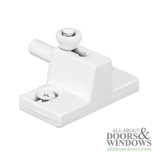 Patio Door Slide Bolt Lock - White - Patio Door Slide Bolt Lock - White