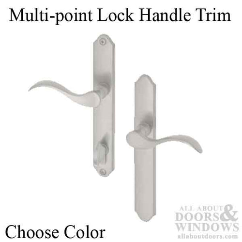 Multi-point Lock Handle Trim, 6109 Inactive - Choose Color - Multi-point Lock Handle Trim, 6109 Inactive - Choose Color