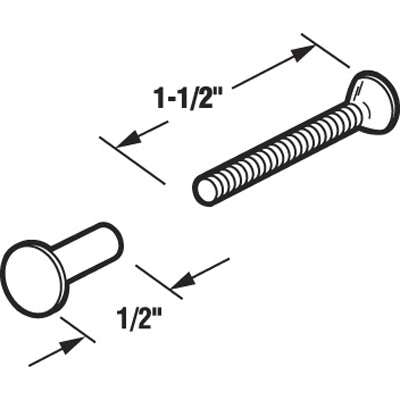 Binder Posts and Fasteners - 1-1/2 inch Aluminum (4-Pack) - Binder Posts and Fasteners - 1-1/2 inch Aluminum (4-Pack)