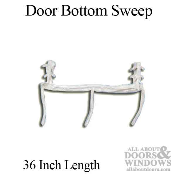 K/K Door Bottom Weatherstrip / Door Sweep, Snap-In, 36