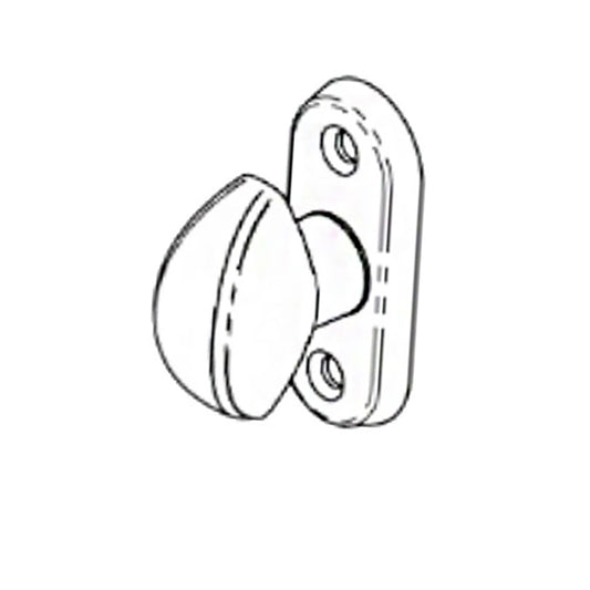 Thumbturn for Multipoint Sidelite 1-11/16 Inch (43mm) Screw Hole Center Choose Color