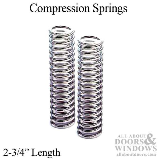 Compression Springs - 1/2 inch diameter, 2-3/4 inch length - .072 Wire