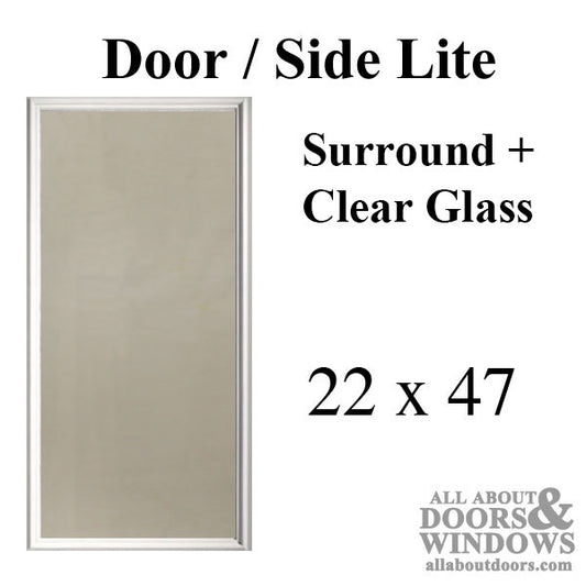 Therma-Tru 22" x 47" x  1" Insulated Glass, 3/4 Lite