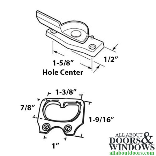 Sash Lock 1-5/8