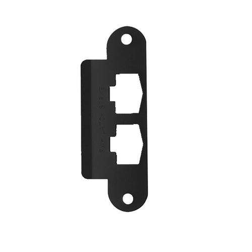 Andersen Latch & Deadbolt Strike Plate Cover, AS/SA Single Door - Black - Andersen Latch & Deadbolt Strike Plate Cover, AS/SA Single Door - Black