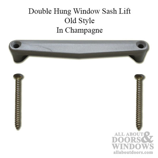 Double Hung Window Sash Lift, Old Style - Choose Color