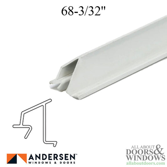 Andersen Glazing Bead, Perma-Shield Improved/E-Z 400 Series, 5/8" C6, 68-3/32" - White