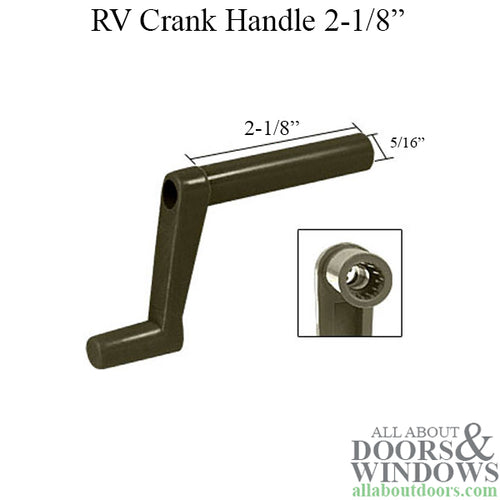 RV Window Crank Handle 2-1/8
