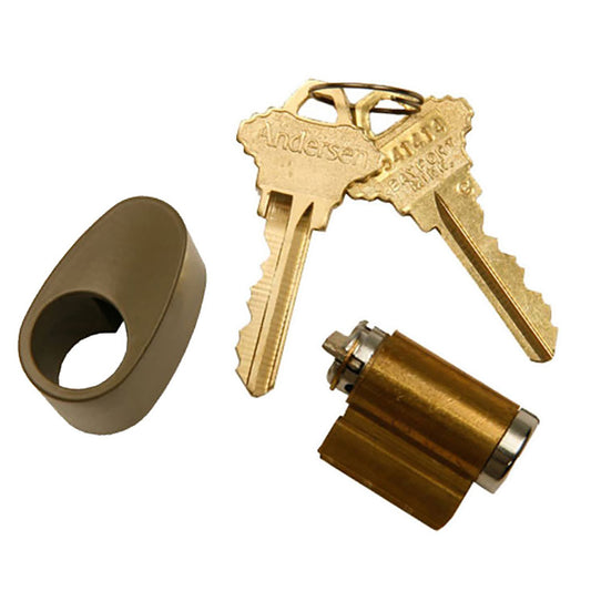 Andersen Tribeca Keyed Door Lock Cylinder with Housing Stone
