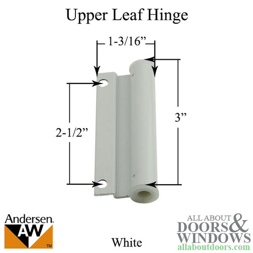 Andersen Leaf Hinge Upper Butt Hinge for Insect Screen Door - Andersen Leaf Hinge Upper Butt Hinge for Insect Screen Door