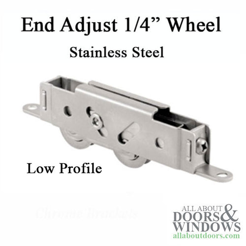 Tandem Roller Assembly for Sliding Patio Doors 1.25 Inch Steel Ball Bearing Wheel Dual Wheel Roller - Tandem Roller Assembly for Sliding Patio Doors 1.25 Inch Steel Ball Bearing Wheel Dual Wheel Roller