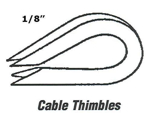 Cable Thimble - 1/8 Inch - Cable Thimble - 1/8 Inch