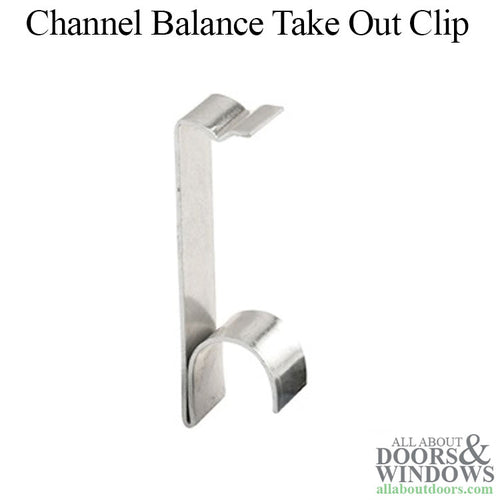 Channel Balance Take Out Clip ¼ Inch Wide x 1-¼ Inch Long - Channel Balance Take Out Clip ¼ Inch Wide x 1-¼ Inch Long