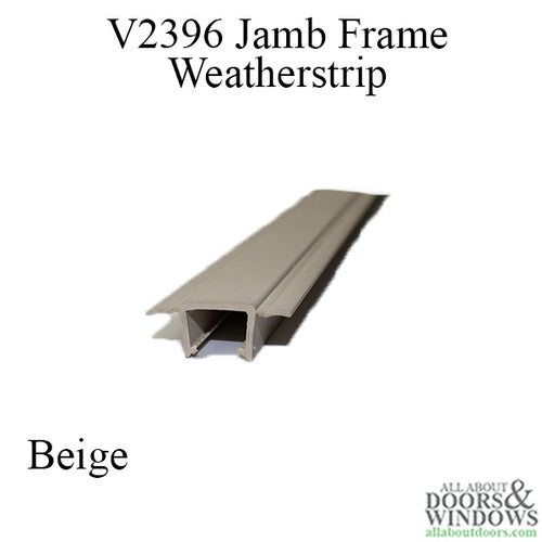 V2396 Jamb Frame Weatherstrip, Beige, 