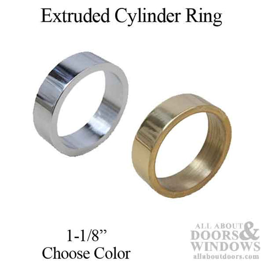 Extruded Cylinder Ring, 3/8", Solid Brass, Choose Color