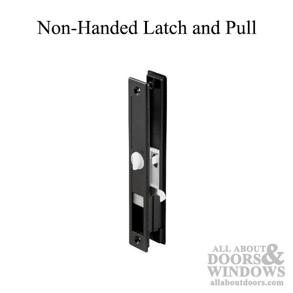 Non-Handed Latch & Pull for Sliding Screen Door - Black - Non-Handed Latch & Pull for Sliding Screen Door - Black