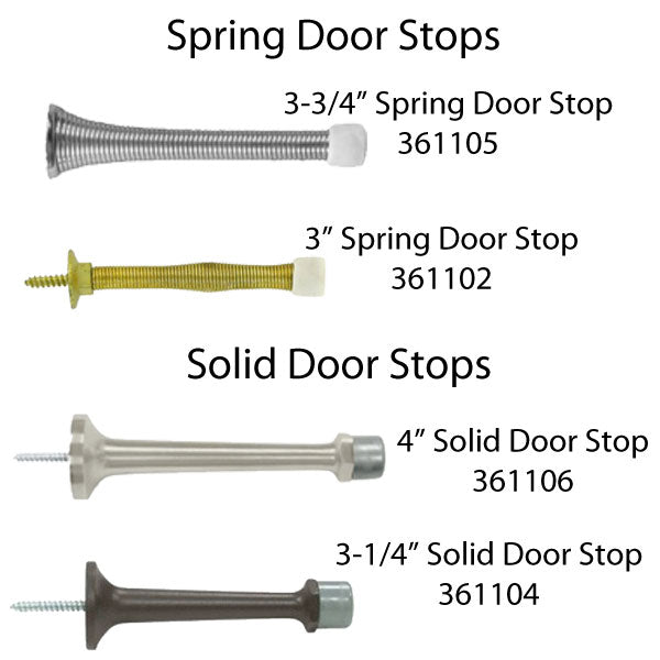 Door Stop Heavy Duty Spring Door Bumper Steel Residential Door Stop Choose Finish - Door Stop Heavy Duty Spring Door Bumper Steel Residential Door Stop Choose Finish