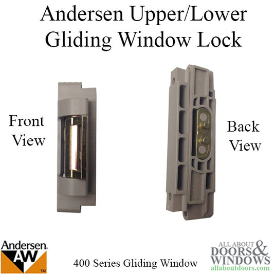 Upper or Lower Lock - Gliding Windows