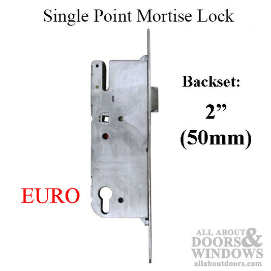 G-U Monolock 50/92 Euro Single Point Mortise Lock (SPL) - Stainless Steel