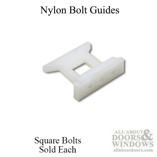 Nylon Threshold and Header Bolt Guides for Square Bolts