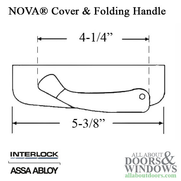 Casement Operator Handle & Cover A NOVA® Operator  RH - Clay - Casement Operator Handle & Cover A NOVA® Operator  RH - Clay