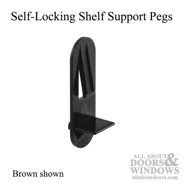 5mm Self-Locking Shelf Support Pegs, 1/2 Inch - 5mm Self-Locking Shelf Support Pegs, 1/2 Inch