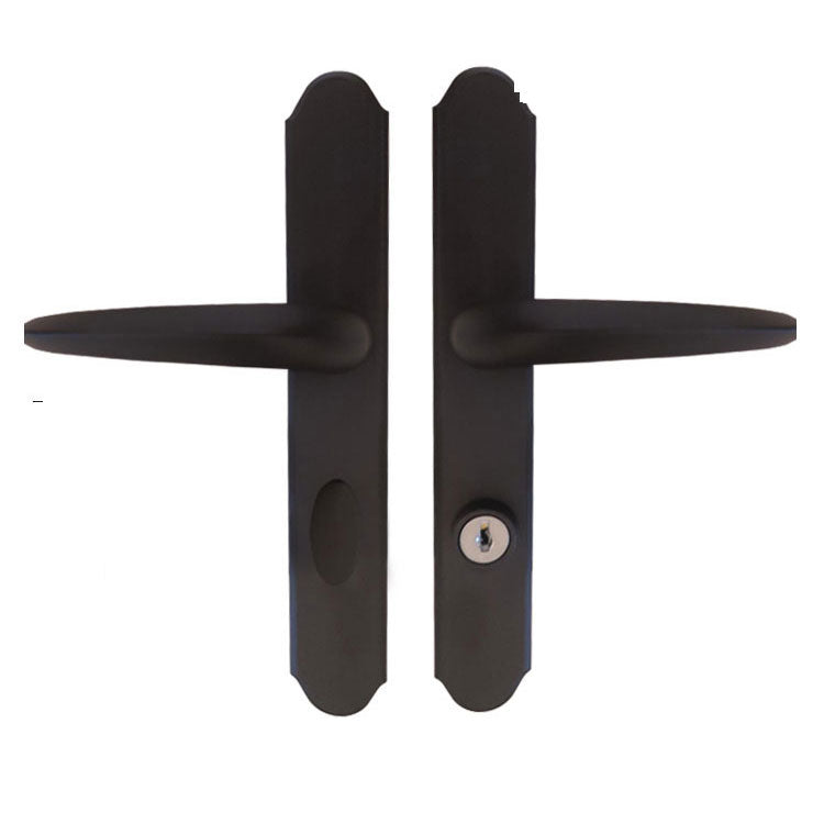 Straight Lever Mortise Lock Handle Set for Storm Doors - Straight Lever Mortise Lock Handle Set for Storm Doors