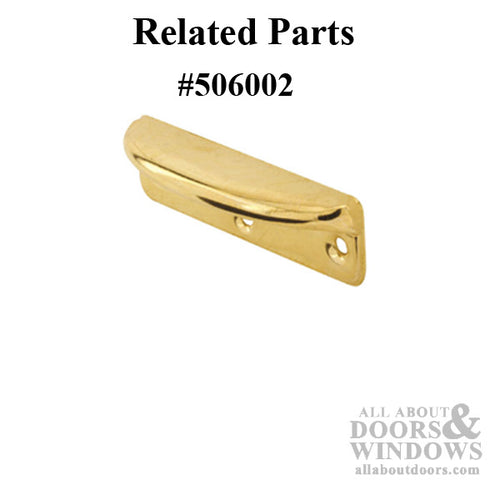 Sash / Cam Lock (Keyed) - Wood Sash Hardware, Diecast - Polished Brass - Sash / Cam Lock (Keyed) - Wood Sash Hardware, Diecast - Polished Brass