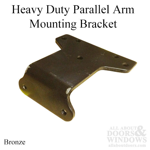 Parallel Arm Mounting Bracket for Heavy Duty Door Closer, Bronze - Parallel Arm Mounting Bracket for Heavy Duty Door Closer, Bronze