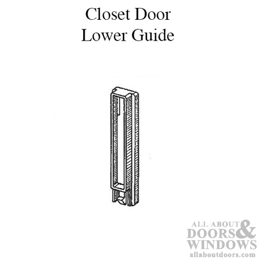 Closet Door Guide, Lower