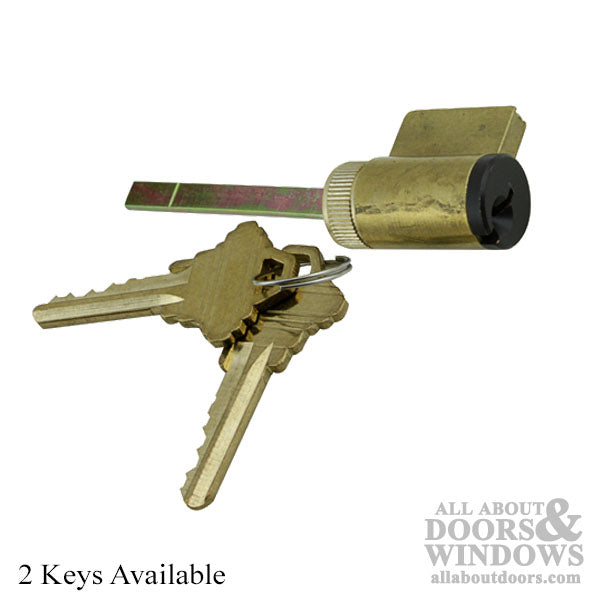 G-U / Ferco 1 Inch Cylinder with Schlage Keyway - Keyed Alike - Bronze - G-U / Ferco 1 Inch Cylinder with Schlage Keyway - Keyed Alike - Bronze