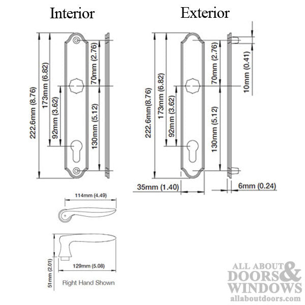 HOPPE Multipoint Handle Set with Toronto Lever Active Satin Nickel - HOPPE Multipoint Handle Set with Toronto Lever Active Satin Nickel