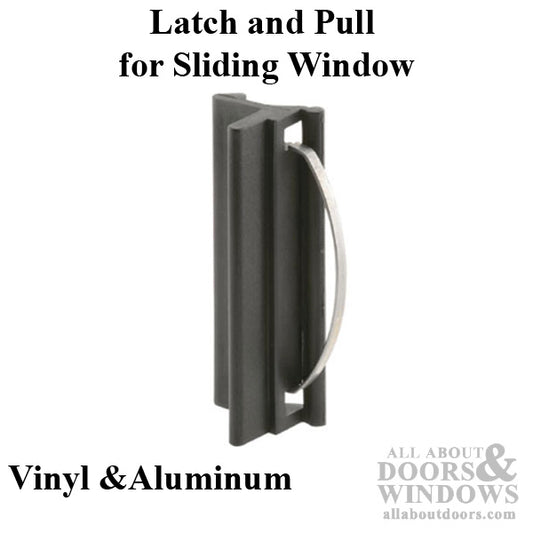 Latch and Pull - Vinyl and Aluminum Sash Hardware, Plastic - Black