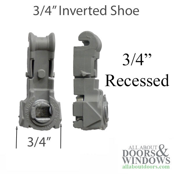 Tilt Shoe, 747 Inverted Channel Balance, T-Lock with wire spring - Tilt Shoe, 747 Inverted Channel Balance, T-Lock with wire spring