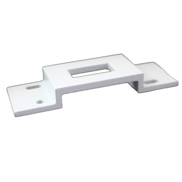 Sliding Patio Door Keeper 1-1/2 x 4-3/4 x 5/8 Zinc Alloy White - Sliding Patio Door Keeper 1-1/2 x 4-3/4 x 5/8 Zinc Alloy White