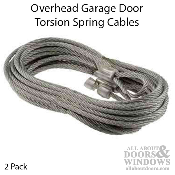 Torsion Spring Cables, Overhead Garage Doors - 2 Pack - Torsion Spring Cables, Overhead Garage Doors - 2 Pack