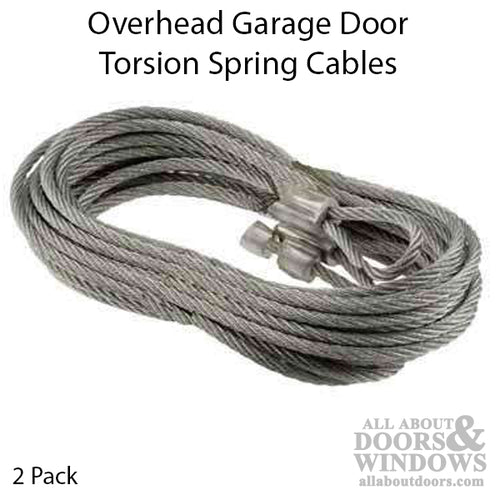 Torsion Spring Cables, Overhead Garage Doors - 2 Pack - Torsion Spring Cables, Overhead Garage Doors - 2 Pack