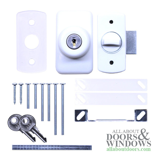 Georgian Deadbolt Set, 1/4