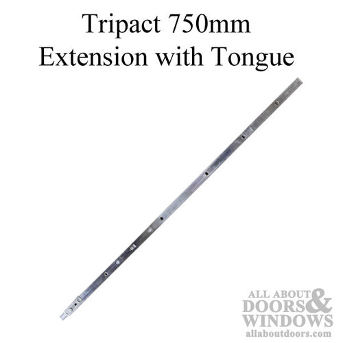 Tripact 750mm Extension with Tongue Locking Point - Silver - Tripact 750mm Extension with Tongue Locking Point - Silver