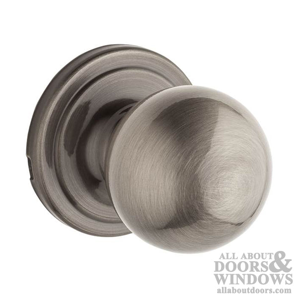 Kwikset Circa Passage Door Knob Antique Nickel Passage Door Handle Kwikset 720CA-15AGC - Kwikset Circa Passage Door Knob Antique Nickel Passage Door Handle Kwikset 720CA-15AGC