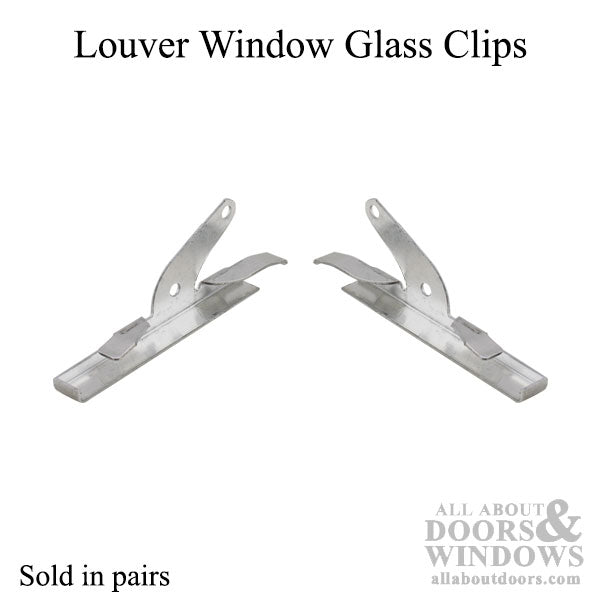 Clip, Louver/ Jalousie Window Glass 1-1/8 - Clip, Louver/ Jalousie Window Glass 1-1/8