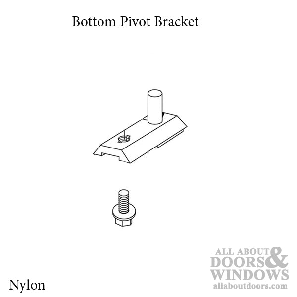 Bottom Pivot Bracket, Plastic - Bottom Pivot Bracket, Plastic