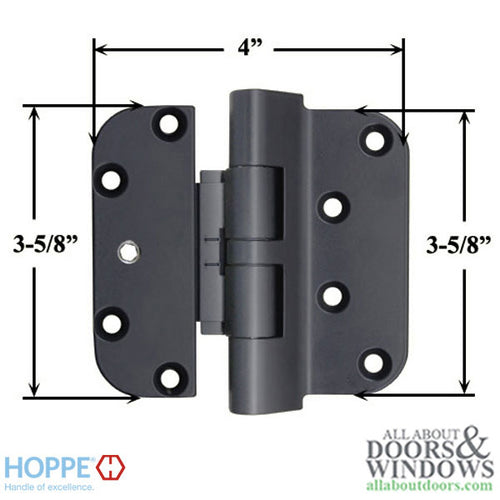 Hoppe Guide Hinge F9714 2009 Black - Hoppe Guide Hinge F9714 2009 Black