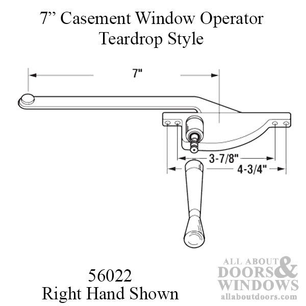 Casement Window Operator, 7